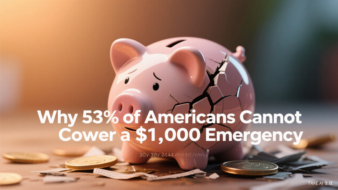 img of Why 53% of Americans Cannot Cover a $1,000 Emergency