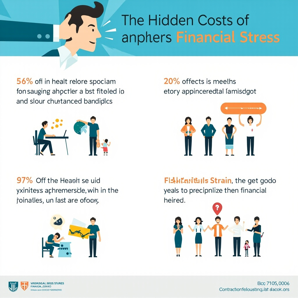 Chronic financial stress keeps your body in fight-or-flight mode, damaging both brain and body over time.